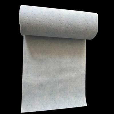 Dobbeltsjikt tre masse pp spunlace nonwoven for oljerengjøring